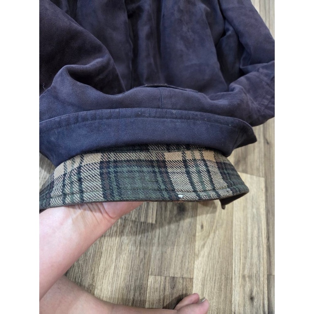 Vintage Rainforest Mens XL Down Lined Chore Jacket Barn Coat Heritage Navy - Picture 9 of 12